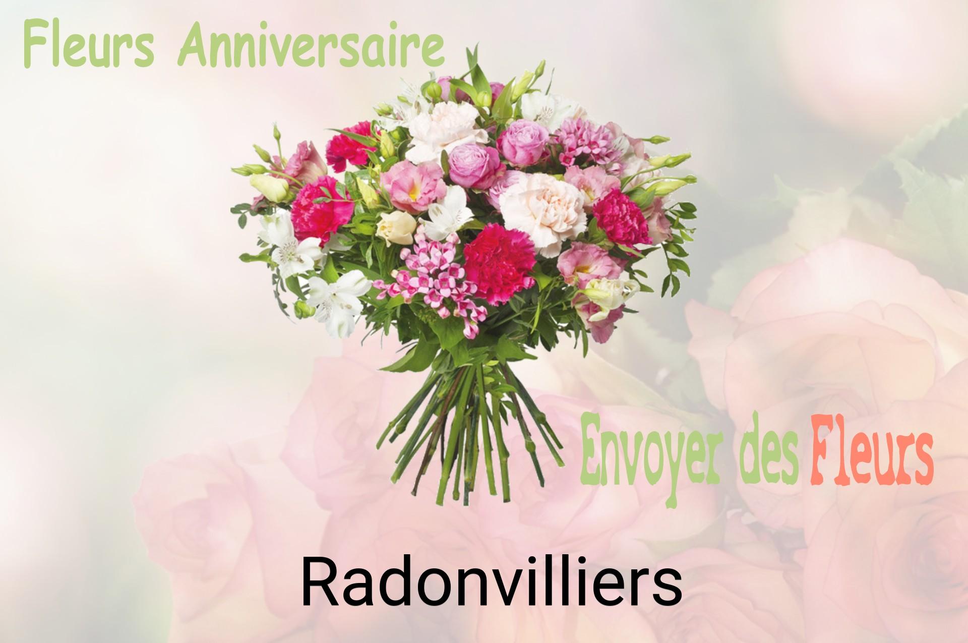 Bouquet de fleurs d’anniversaire livré à Radonvilliers