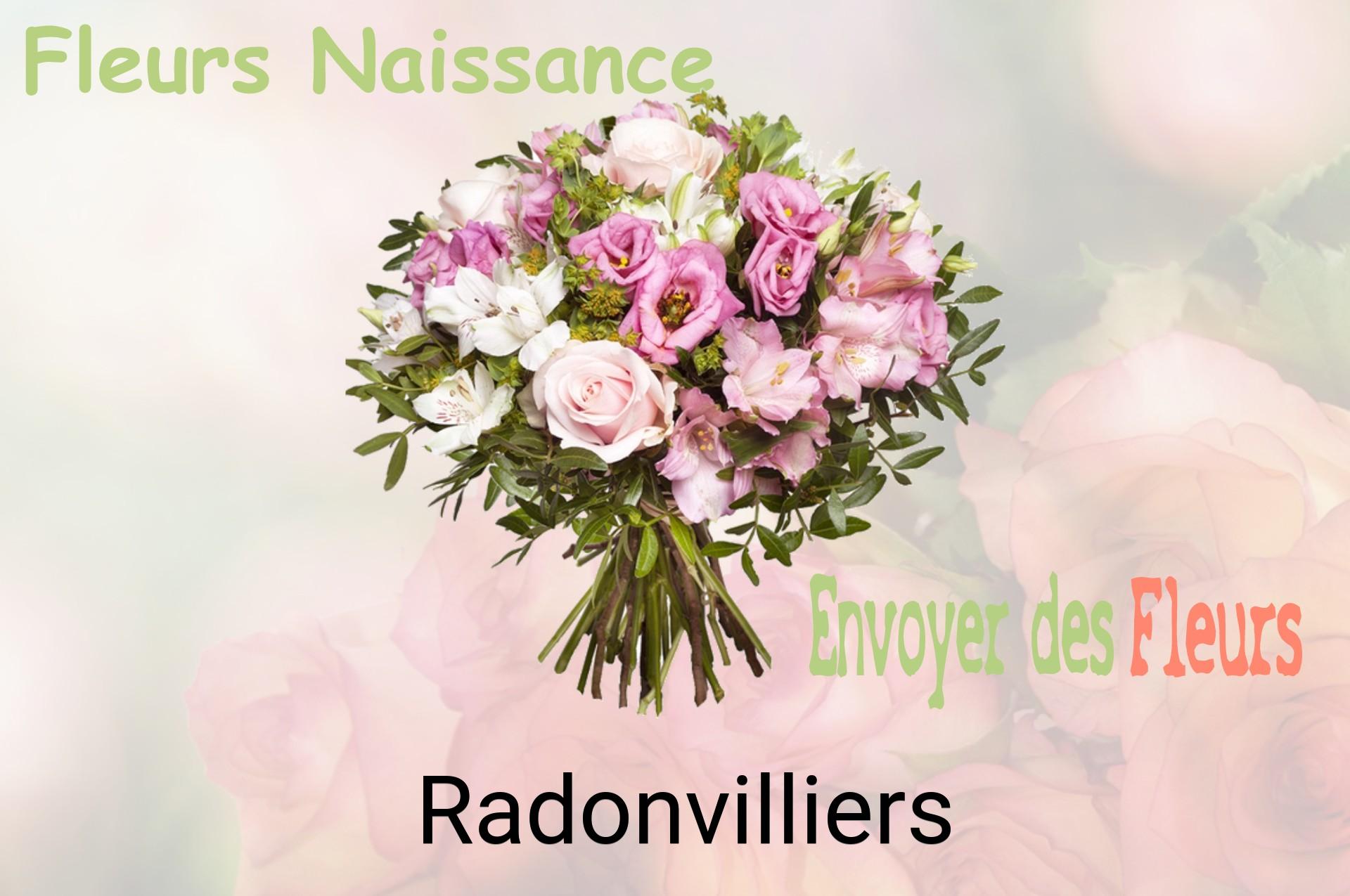 Bouquet de fleurs de naissance livré à Radonvilliers